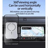 Driver viewing navigation map on phone mounted with DriveVolt magnetic charger