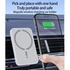DriveVolt magnetic car charger mounted on dashboard with phone attached